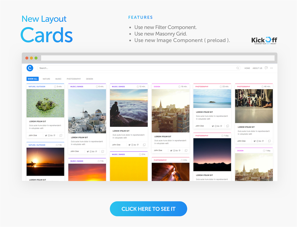 section cards uikit people